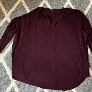 Express Deep Burgundy Long Sleeve sweater